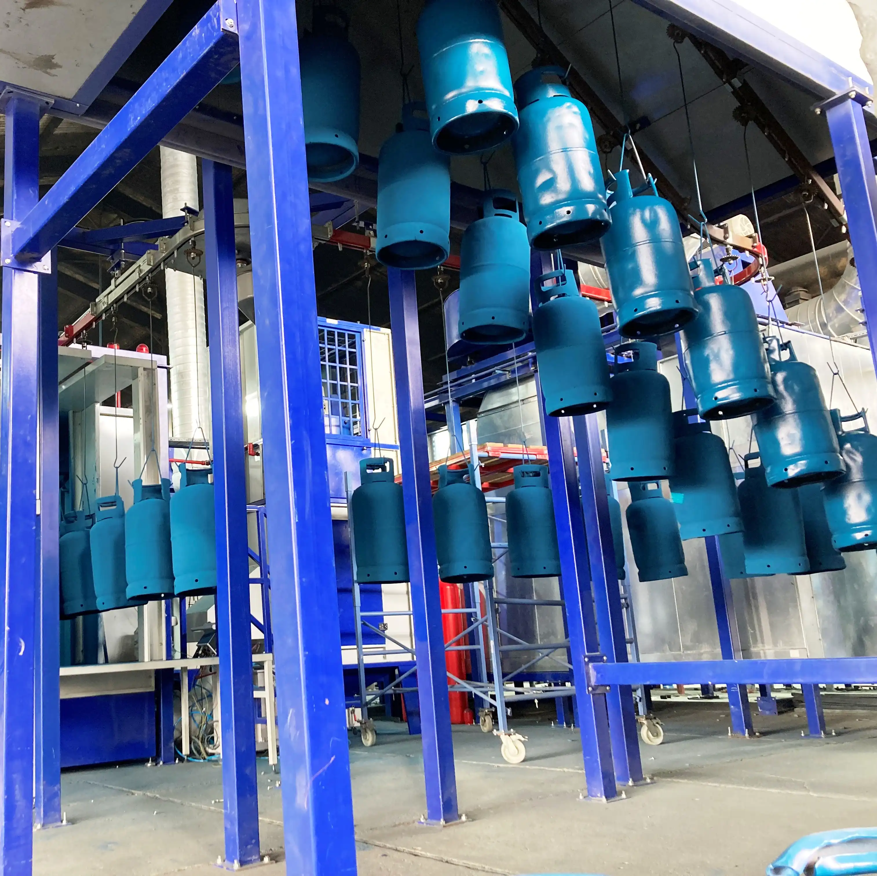 automatic powder coating for gas cylinders egypt