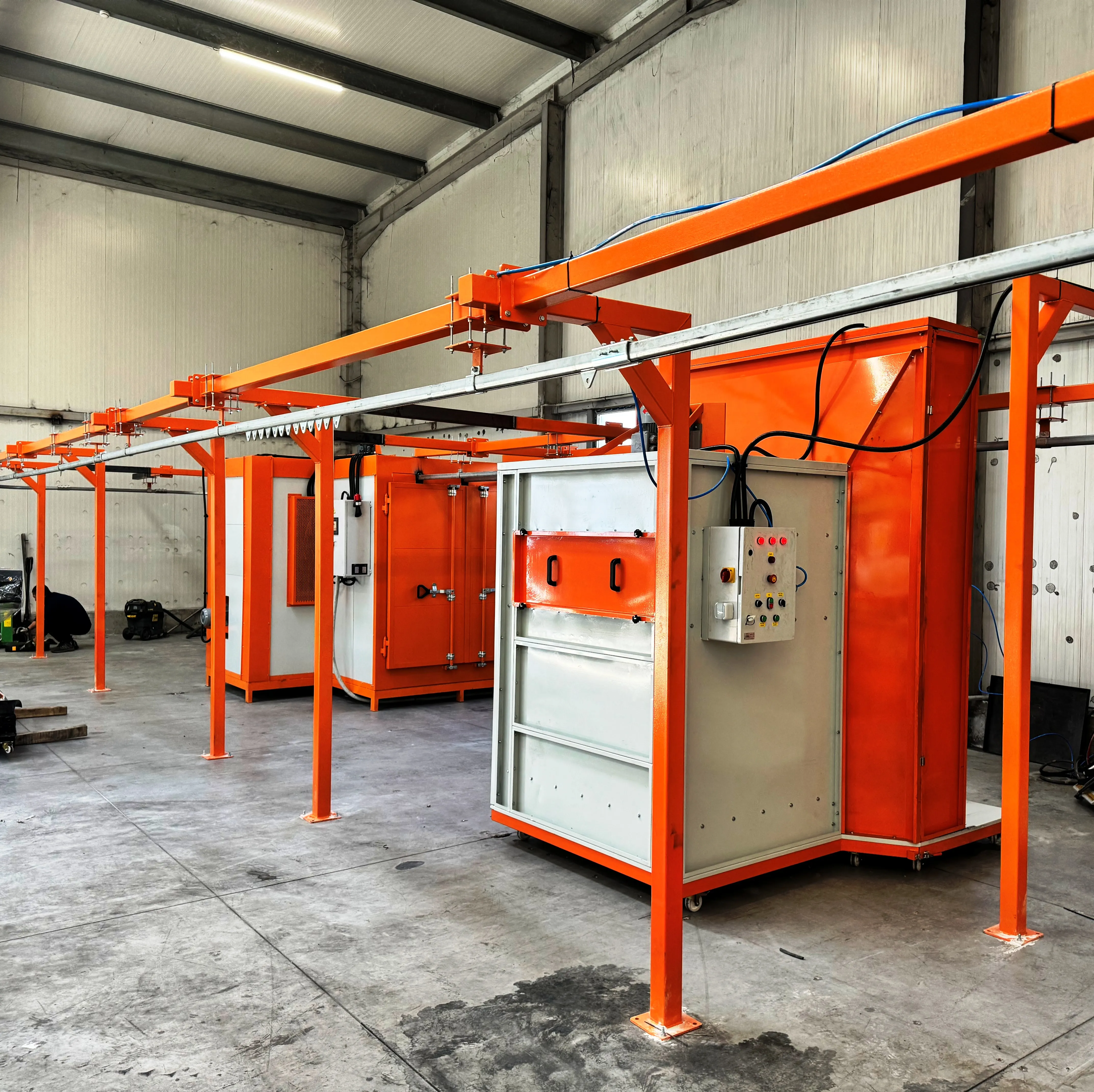 usine ligne de poudrage